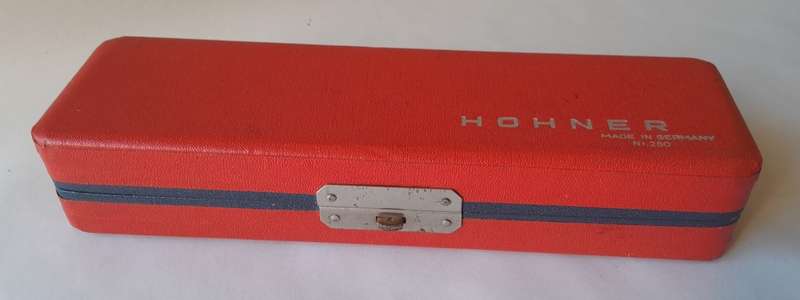 Vintage Hohner `64 Chromonica` Professional Harmonica In Original Case.