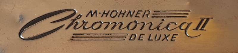 Vintage Hohner `Chromonica II De Luxe ` Harmonica.