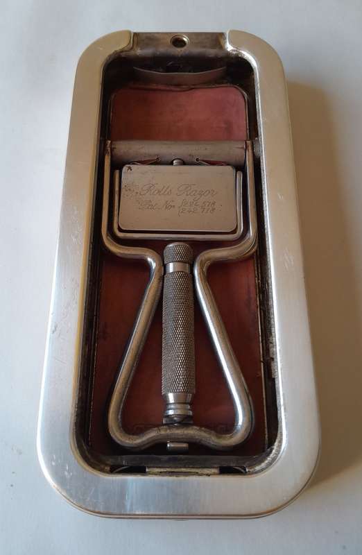 Vintage Rolls Razor Set. Hone, Strop And Shave All-In-One Kit.