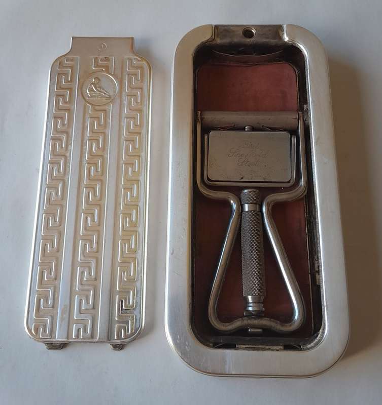 Vintage Rolls Razor Set. Hone, Strop And Shave All-In-One Kit.