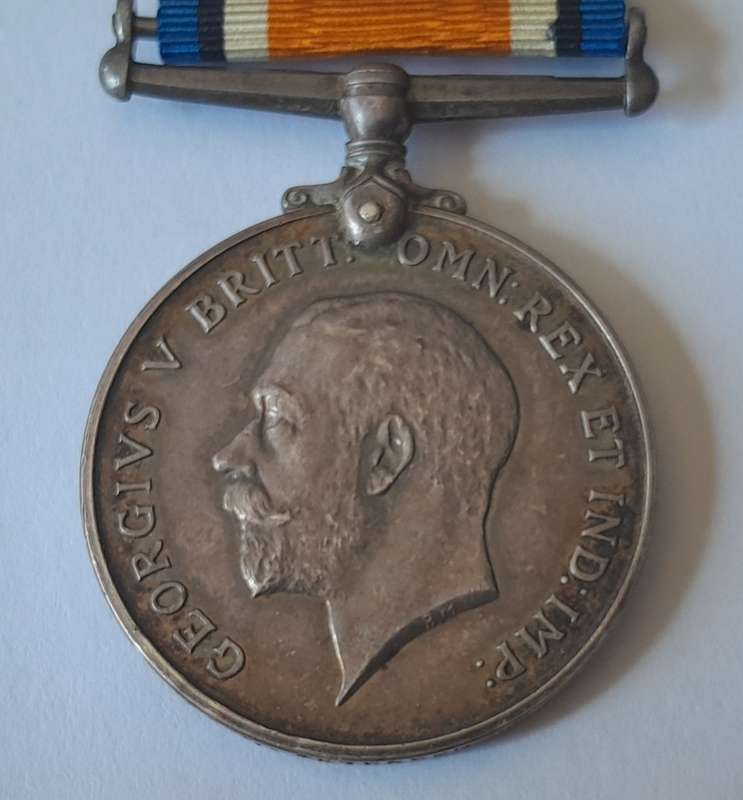 WW1 War Medals Full Sized And Miniature To GNR. O.L. Peterson. South African Heavy Artillery.