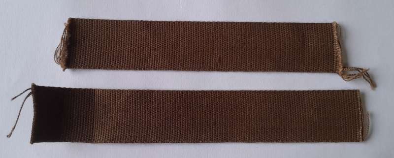 Pair Vintage SADF Name Tags. `Hodgkinson` 12cm