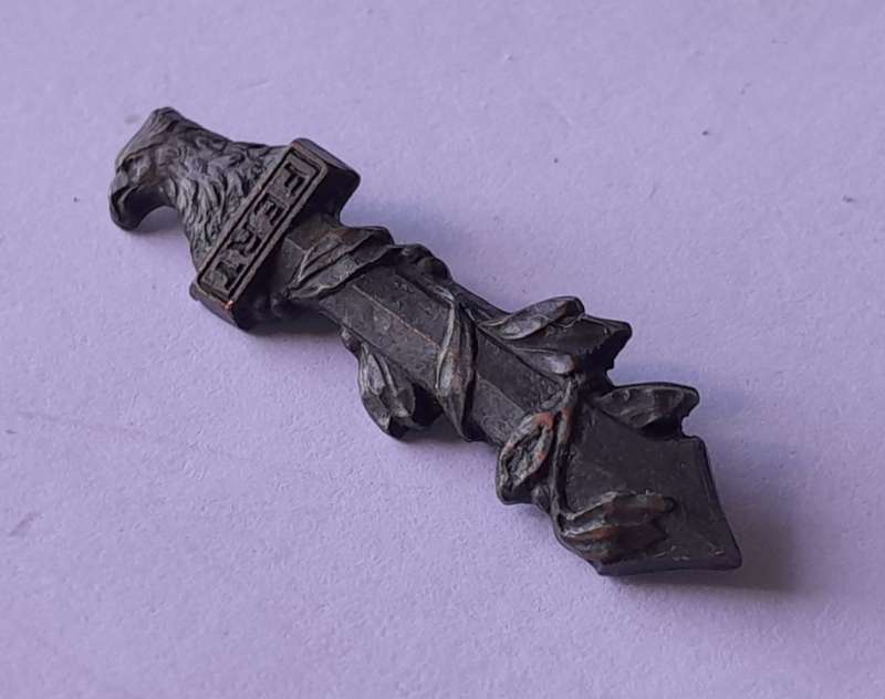 WW2 Italian Gladius Sword `FERT` Citation Medal Clasp.