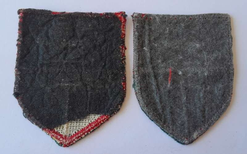 Pair Rhodesian Army Patches (Facing). Bush War (1970`s).