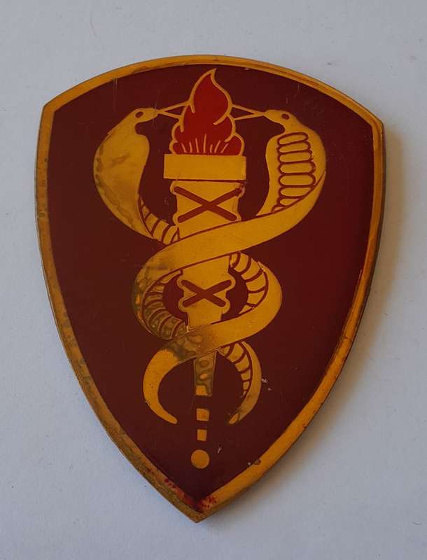 SADF Medical Training Centre Shoulder Flash. No Pins.