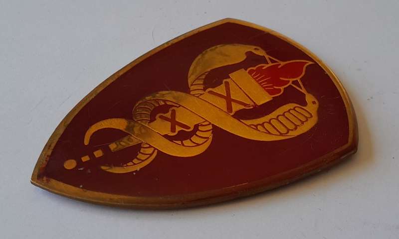 SADF Medical Training Centre Shoulder Flash. No Pins.