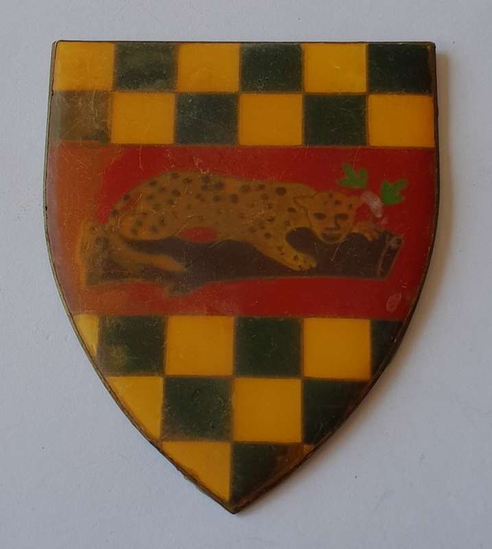 SADF First City / Chief Makhanda Regiment Shoulder Flash. No Pins.