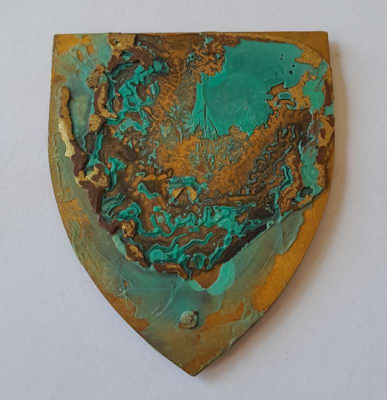 SADF First City / Chief Makhanda Regiment Shoulder Flash. No Pins.
