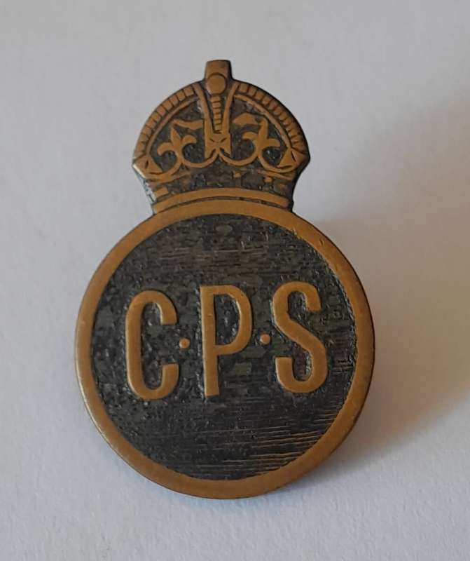 WW2 South African Civilian Protection Service Badge.