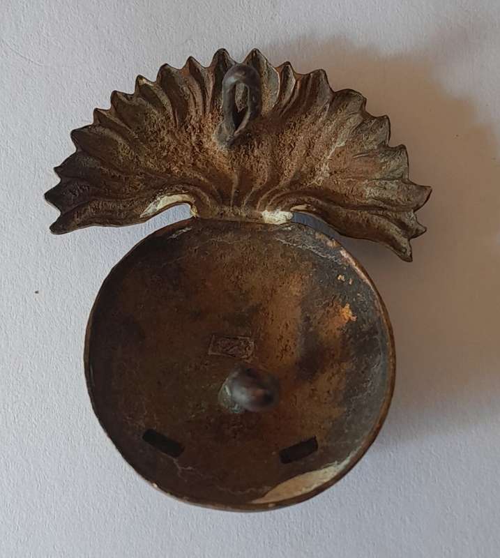 Early Royal Munster Fusiliers Cap Badge. Lugs Intact.