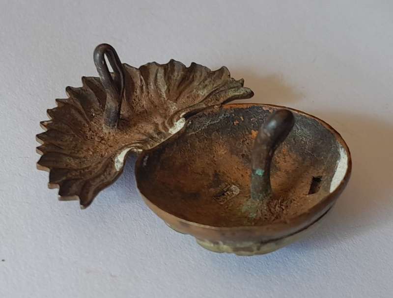 Early Royal Munster Fusiliers Cap Badge. Lugs Intact.