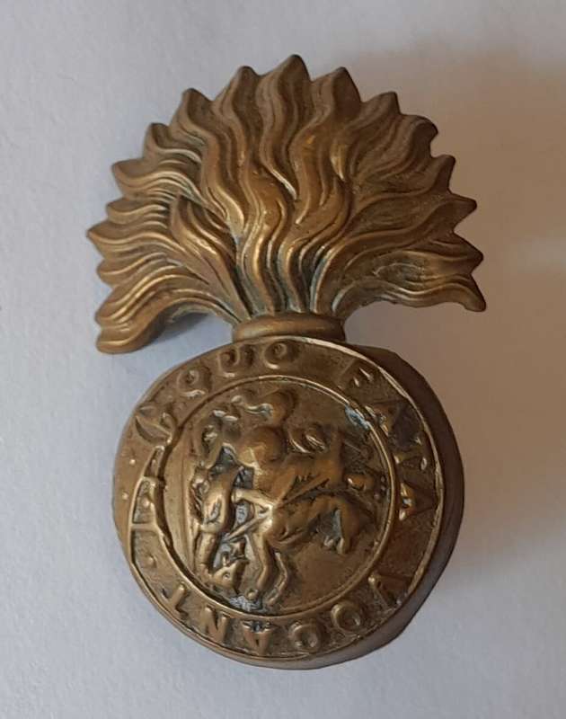 Early Northumberland Fusiliers Badge. Lugs Intact..