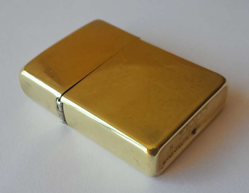 Vintage Solid Brass Zippo Lighter. Please See Description.