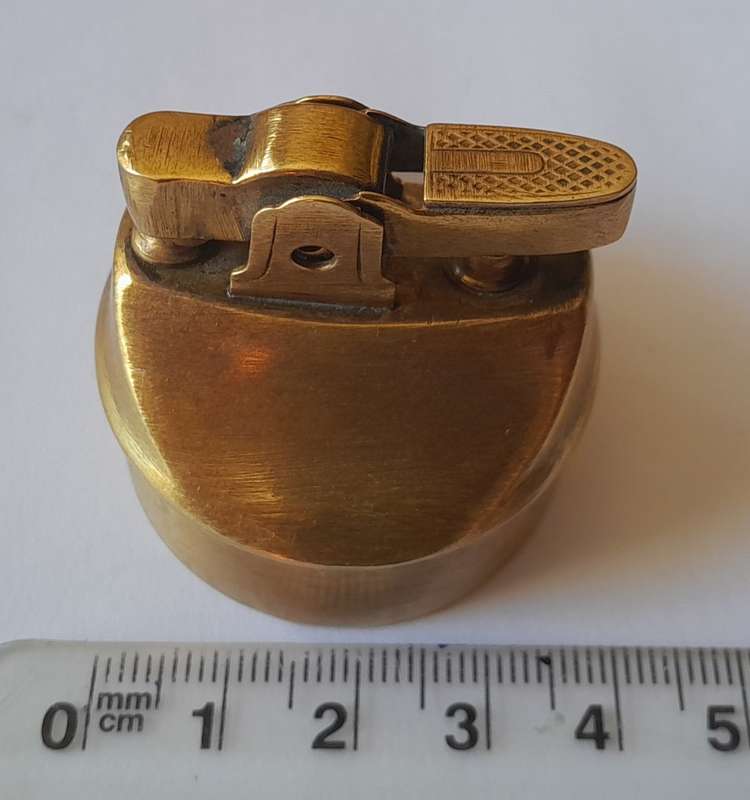 Vintage Brass Table Lighter Insert. Probably `Ronson`.