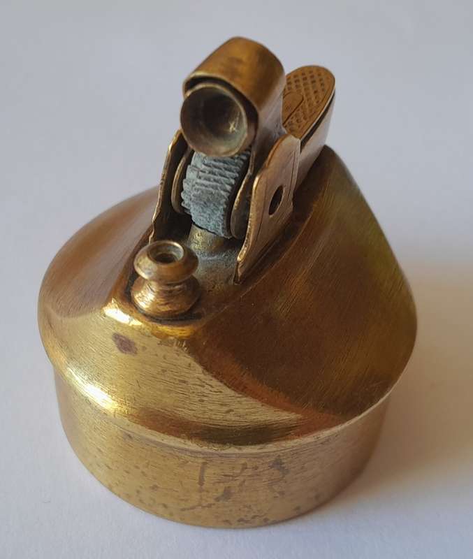 Vintage Brass Table Lighter Insert. Probably `Ronson`.