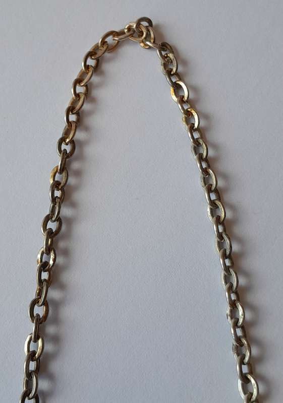 A Vintage Silver Plated `BRANDY` Bottle Decanter Label By `Ianthe, England`.