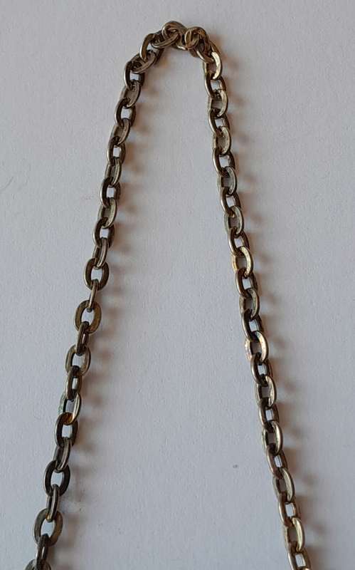 A Vintage Silver Plated `WINE` Bottle Decanter Label By `Ianthe, England`. (2 of 2)