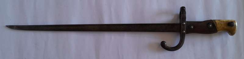 French Model 1874 Gras Sword Bayonet.  Dated 1884.  St. Etienne Armoury.