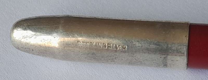 Original WW1 (1914) Princess Mary Silver Topped Bullet Pencil.