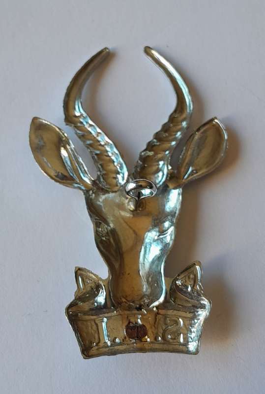 SA Army Infantry Cap Badge.  One Lug Intact.
