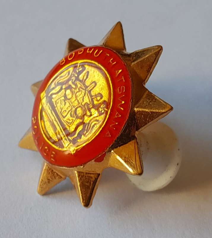 Bophuthatswana Police Badge.  Pins Intact.