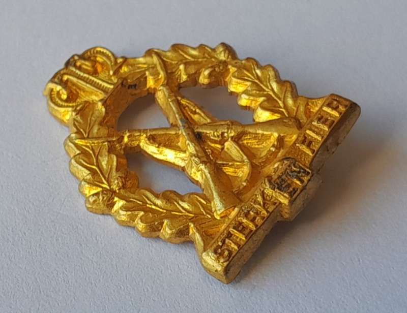 Regiment Tobie Muller (1956 - 1963) Badge.  No Lugs.