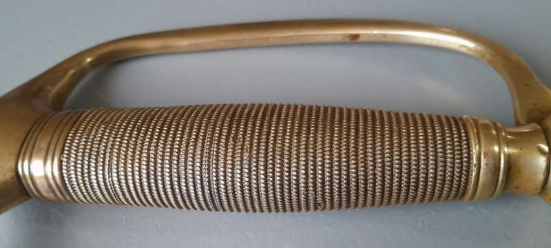 US Civil War M1840 Sword By Ames Mfg. Co. With Rare Full Metal Scabbard.  Dated 1864.