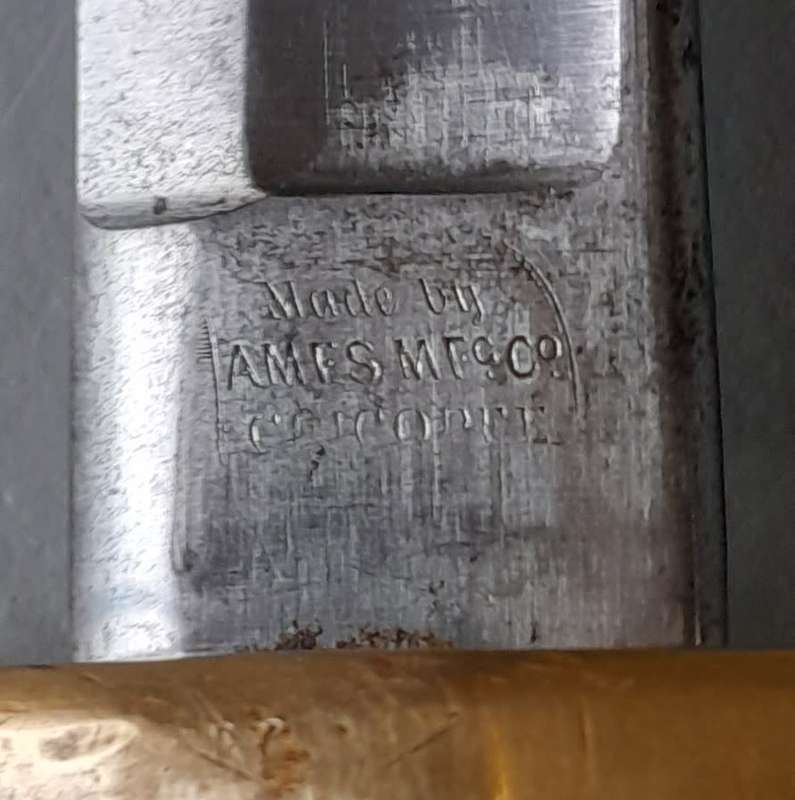 US Civil War M1840 Sword By Ames Mfg. Co. With Rare Full Metal Scabbard.  Dated 1864.