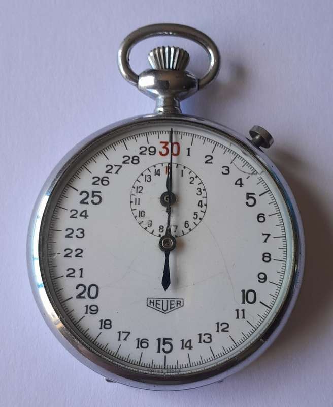 Vintage Tag Heuer Stopwatch. Working 100%. Please See Description.