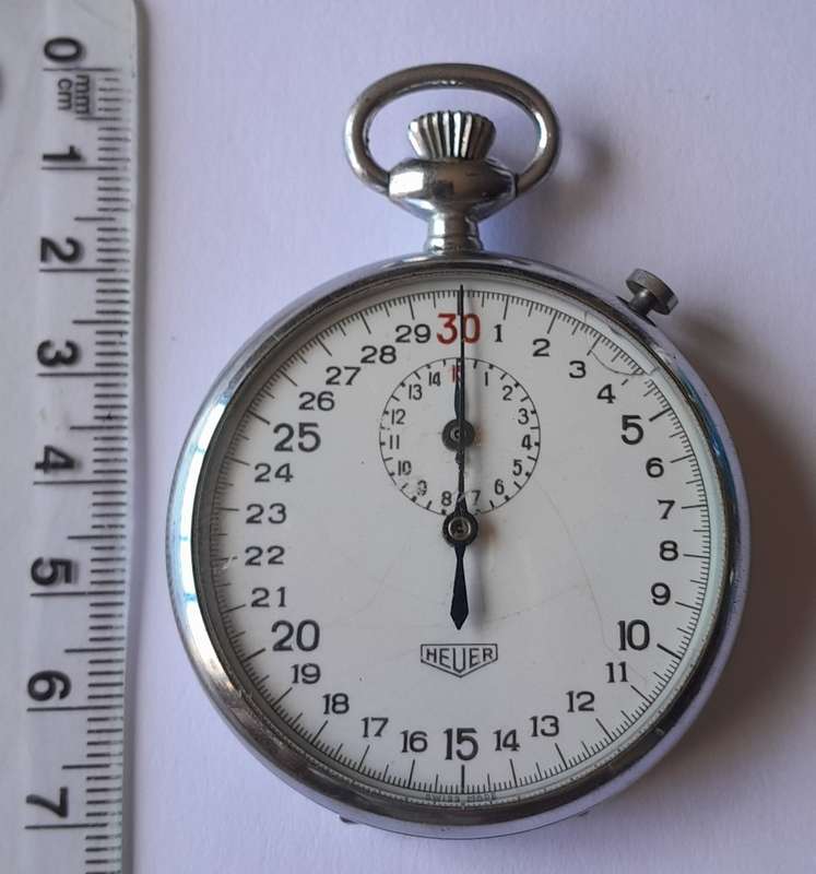 Vintage Tag Heuer Stopwatch. Working 100%. Please See Description.