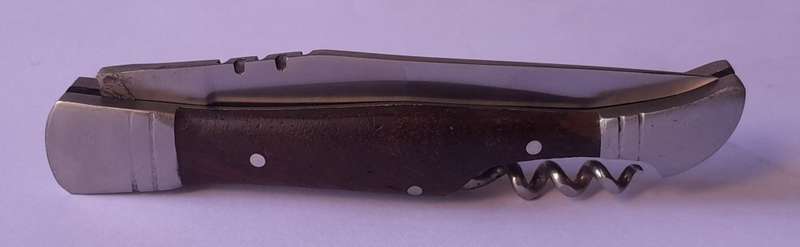 "Reserved" Vintage `Pradel Auvergne` Folding Knife With Inlaid Handle.