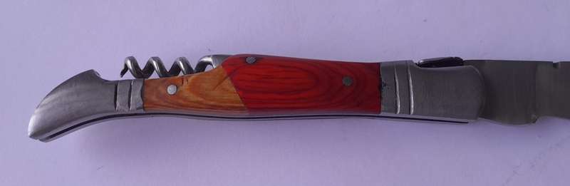Vintage `Laguiole` Folding Knife With `440` Steel Blade And Two Tone Handle.