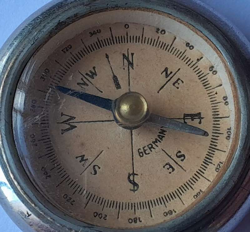 Vintage German Compass Fob.