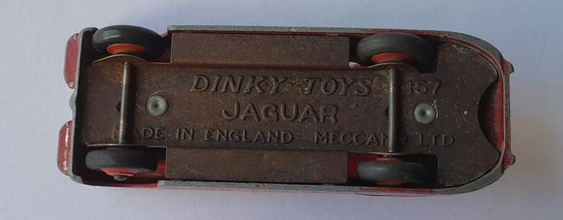 Vintage Dinky Toys `Jaguar XK120` By Meccano Ltd. No.157.