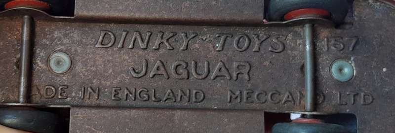 Vintage Dinky Toys `Jaguar XK120` By Meccano Ltd. No.157.