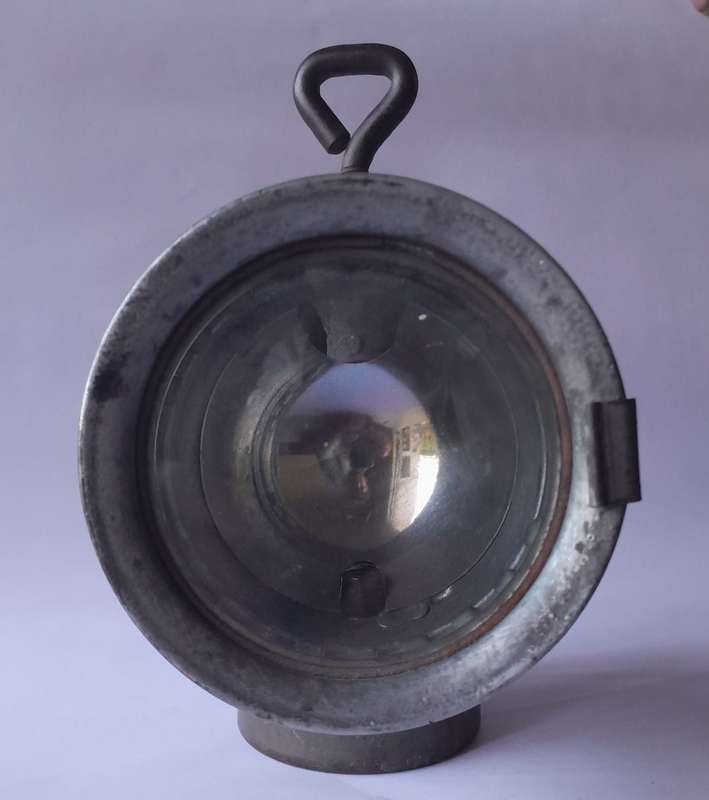 Vintage Carbide Railway Lamp.