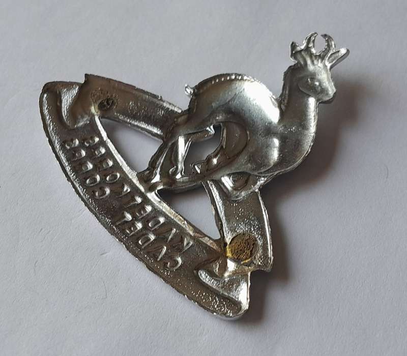 SA Cadet Corps Cap Badge. No Lugs.