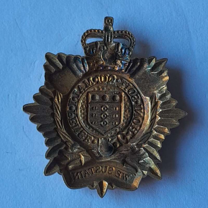 Royal Logistics Corps Collar Badge.  Pins Intact.