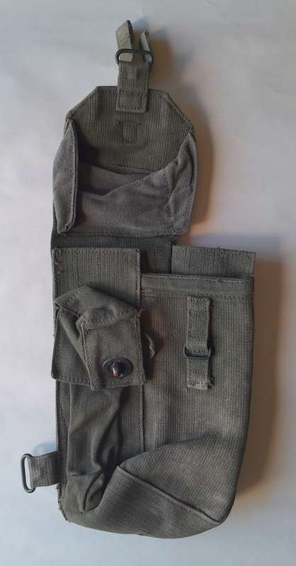 Vintage SADF Border War Era Webbing Pouch.
