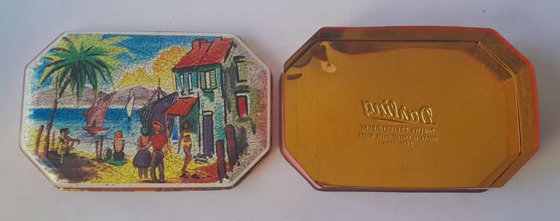 Vintage South African Darling Toffee Tin. 14.5 x 9.5cm.