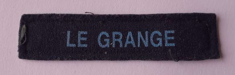Name Tag "Le Grange"