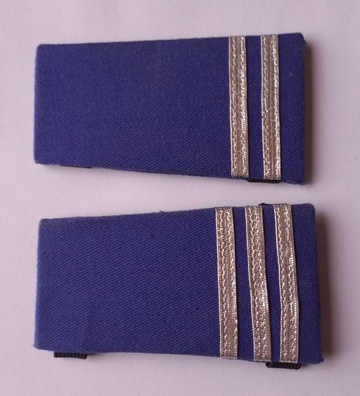 2 x Rank Epaulettes. Unidentified..