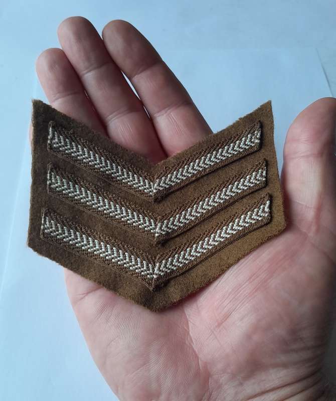 Early SADF Sergeant's Rank.