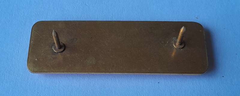 SADF Name Tag. "Mulder".  Pins Intact.