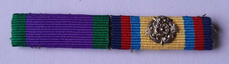 Collection of Medal Bars.  One with Rosette Clasp..