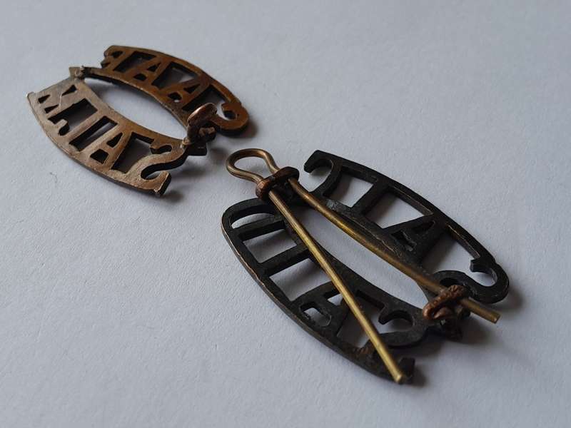 WW2 SA Air Force And SA Instructional Corps Shoulder Titles.