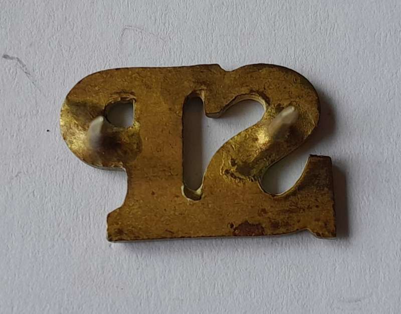 Early Spoorweg Polisie Shoulder Title.  Pins Intact.