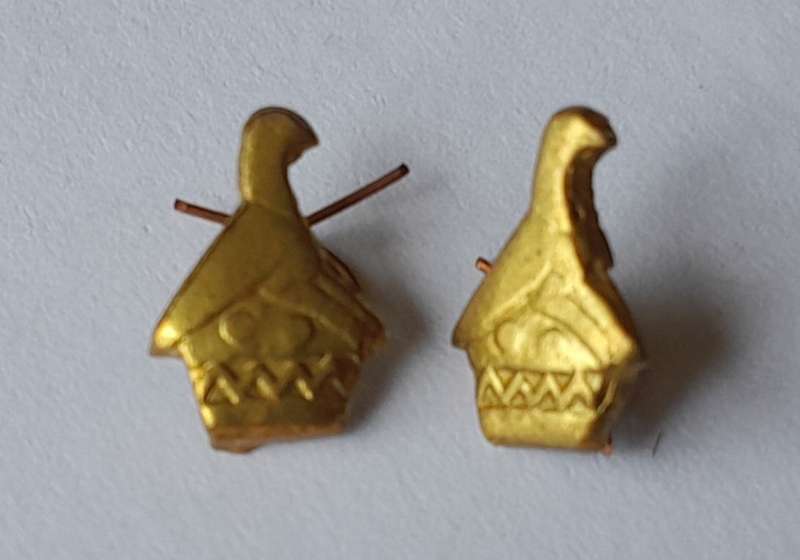 Pair Vintage Rhodesian Lapel Badges.