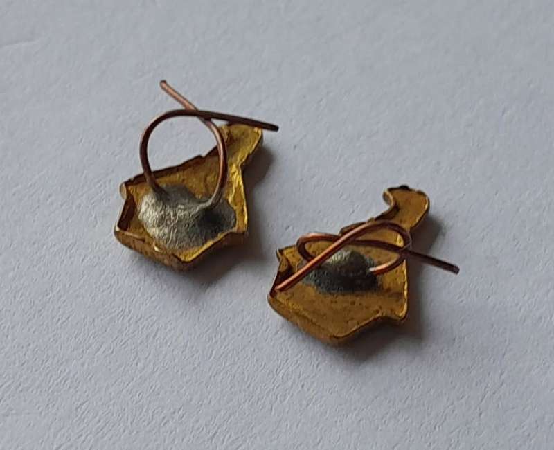 Pair Vintage Rhodesian Lapel Badges.