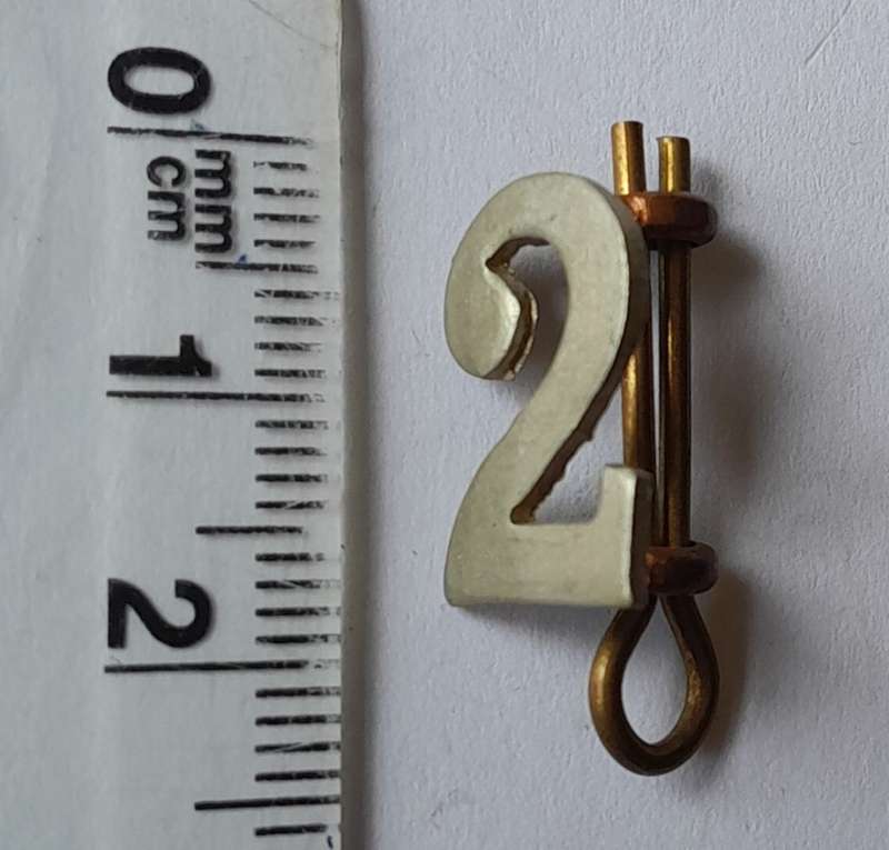WW1 Military Regimental Number Title.